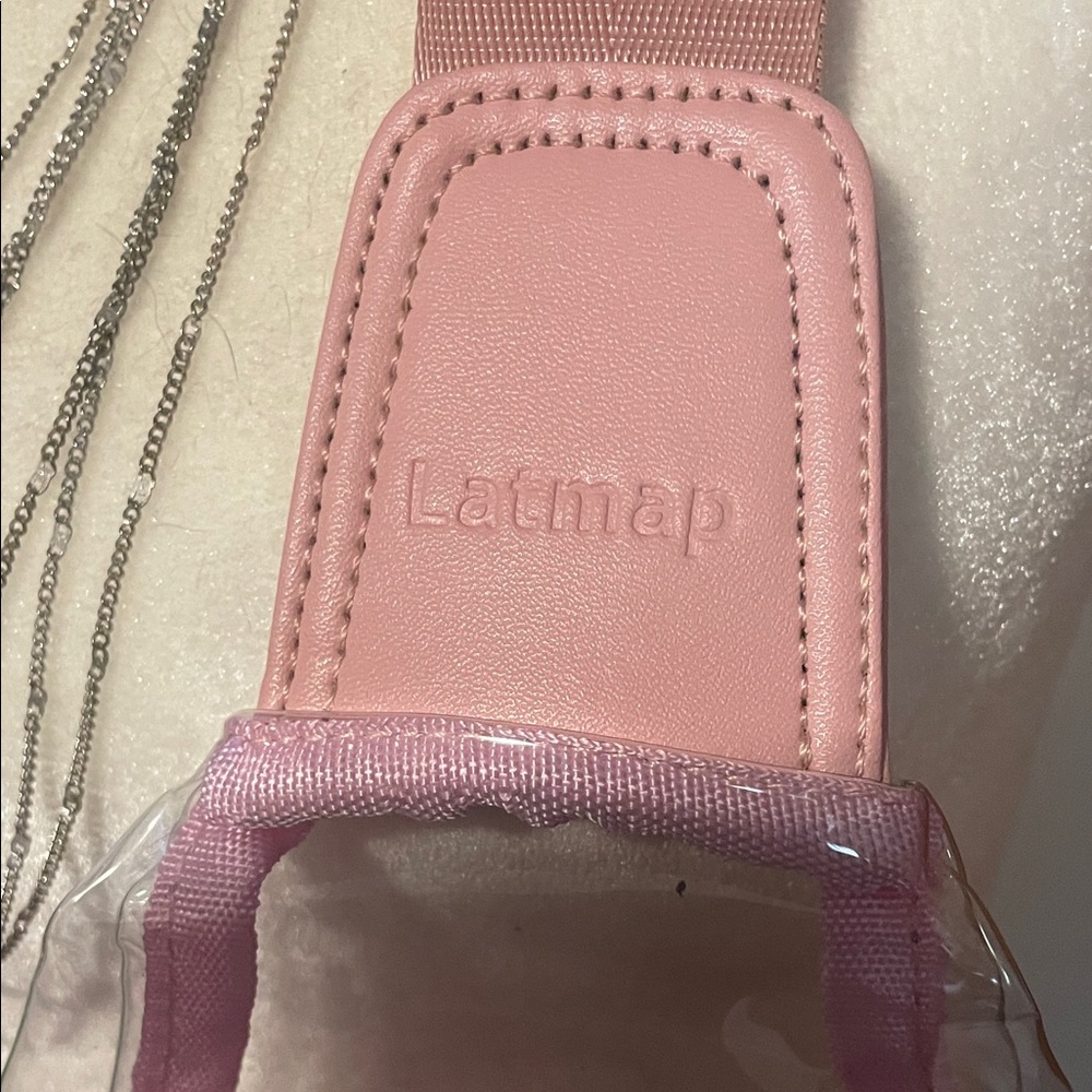 Chic Pink Transparent Backpack - Picture 2 of 8